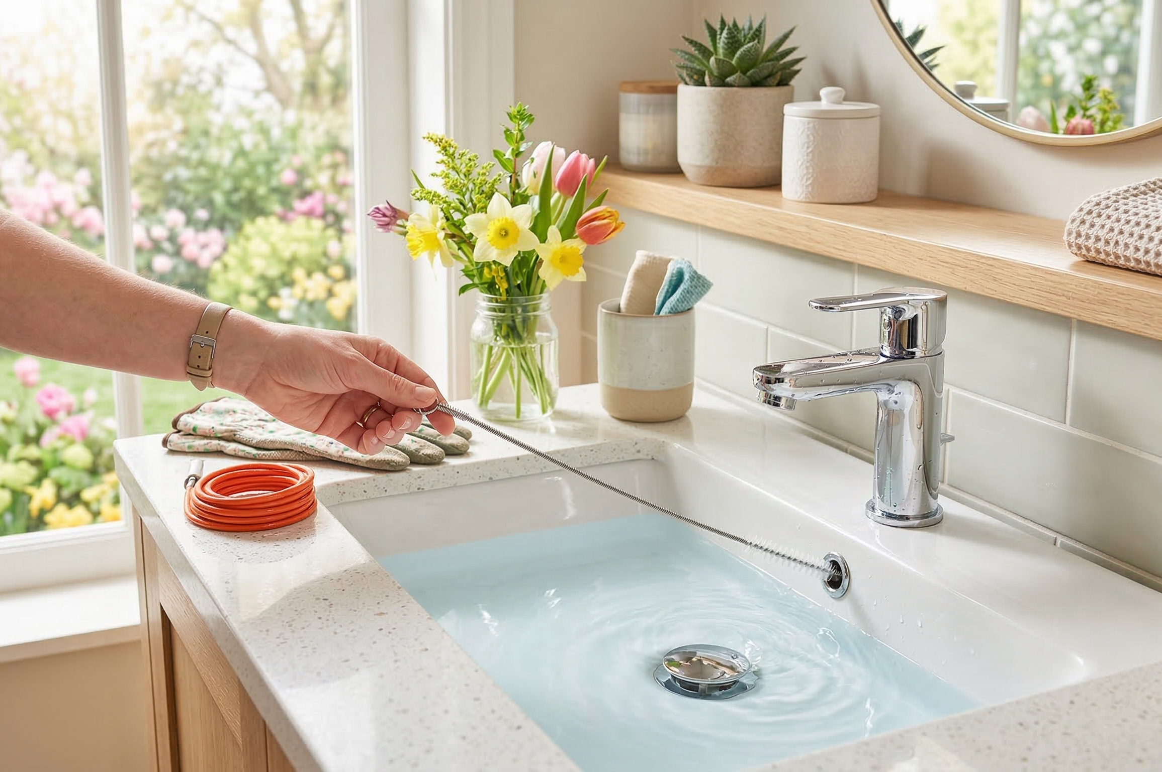 technician fixing a boiler